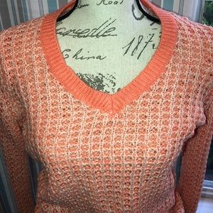 Sweaters - Orange Cable Knit Sweater Sweaters - Orange Cable Knit Sweater